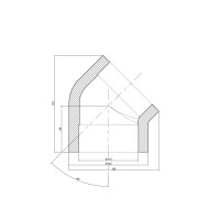 Уголок PPR Thermo Alliance 110, 45°