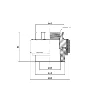 Згін "Американка" PPR Thermo Alliance 32х1" ВР