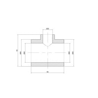 Тройник PPR Thermo Alliance 40х20х40