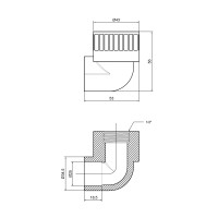 Уголок PPR Thermo Alliance 25х1/2" ВР