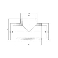 Тройник PPR Thermo Alliance 40