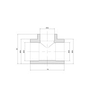 Трійник PPR Thermo Alliance 40х32х40