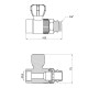 Кран шаровой радиаторный PPR Thermo Alliance 25х3/4" прямой