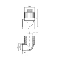 Уголок PPR Thermo Alliance 20х1/2" НР