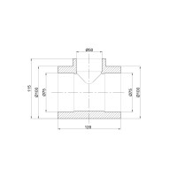 Трійник PPR Thermo Alliance 75х50х75