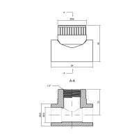 Тройник PPR Thermo Alliance 20х1/2"х20 ВР