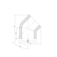 Уголок PPR Thermo Alliance 40, 45°