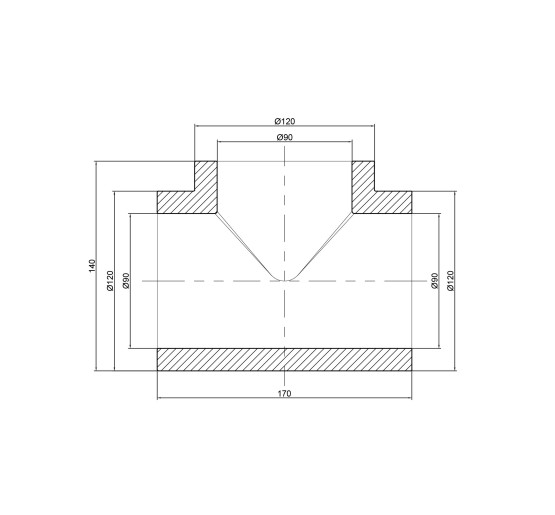 Тройник PPR Thermo Alliance 90