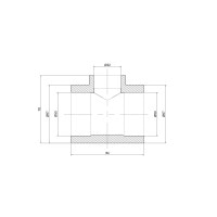 Тройник PPR Thermo Alliance 50х32х50