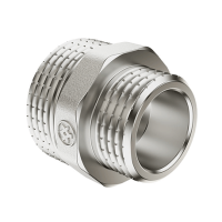 Ніпель редукційний нікельований Miraya 3/4”х1/2”