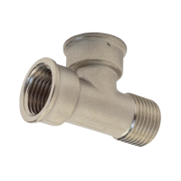 Трійник нікельований Karro ВВЗ 1/2”