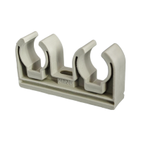 Кріплення для труби поліпропіленове подвійне ComfortPlast 25