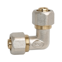 Колено металлопластиковое разборное Gross 16х16