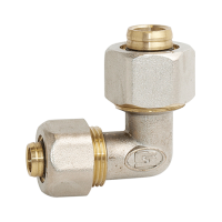 Коліно металопластикове розбірне Gross 20х20