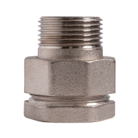 Американка пряма нікельована HydroTherm 1”