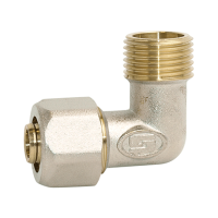 Колено металлопластиковое разборное Gross РЗ 20х1/2