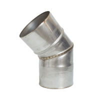 Колено из нержавеющей стали 45°, H=0.5, Ø120