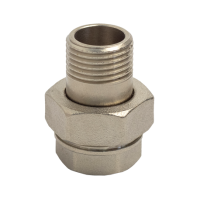 Американка прямая никелированная Karro 1/2”