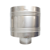 Дефлектор из нержавеющей стали, H=0.5, Ø100