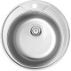 Кухонна мийка стальна 1 чаша без крила для сушки Deante Cornetto декор (ZHC 3813)