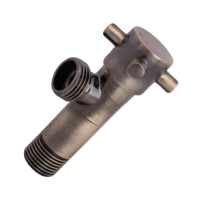 Кран кутовий сантехнічний SunLux (301) бронза 1/2”х3/4”