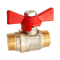 Кран водяний кульовий нікельований RS ЗЗ 1/2”