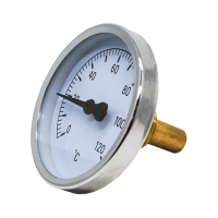 Термометр фронтальний Karro 120 °С, Ø 63, 1/2”