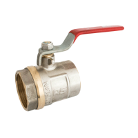 Кран водяний кульовий нікельований RS ВВ 2”