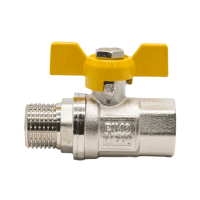 Кран газовий кульовий Karro Standart+ ВЗ 1/2”